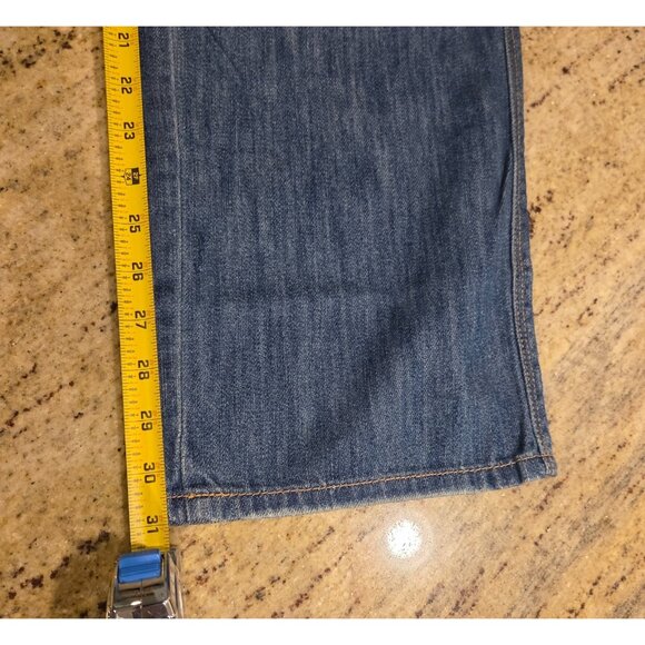 Lot of 2 New York & Co Boyfriend Low Rise Straight Leg Women sz 14 Jeans & Capri - Picture 5 of 16